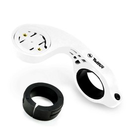 TUFF LUV Enlarged Front Mount/Computer Handlebar Mount Mount for All Garmin Edge/Plus/Explore/Touring [White]