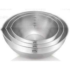 PN Poongnyeon stainless steel mixing bowl set of 3 JU / PN풍년 스텐 믹싱볼3종세트JU