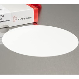 Hahnemühle Qualitative Filter Paper - Grade 602H Round Filterpaper Precise Identification of Materials For Food Control and Environmental Monitoring Analysis - 185 mm Diameter (Pack of 100)