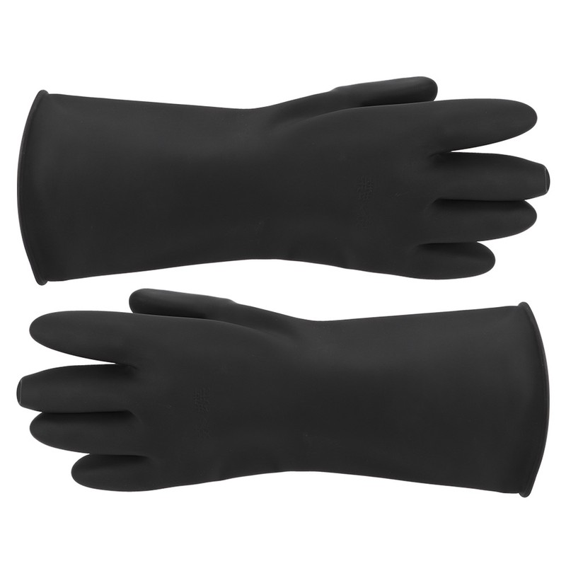 Chemical Protective Rubber Gloves Long Sleeve Acid and Alkali Resistance