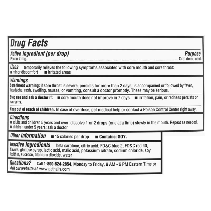 HALLS Throat Soothing (Previously HALLS Breezers) Creamy Strawberry Throat Drops,