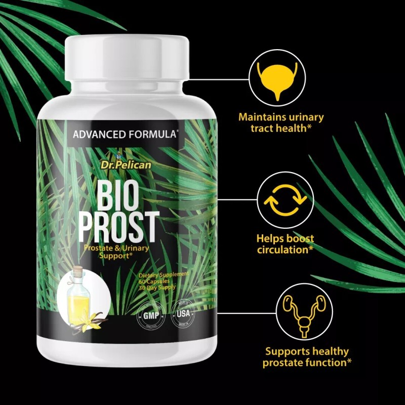 Pelican Vitamins Bio Prost- Prostate Support- 60 Capsules