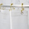 Bath Bliss 12 Pack Shower Curtain Double Hooks Double Hook