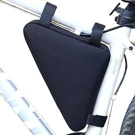 BUBUCAM Bicycle Triangle Bag, Frame Bag Triangle Bag, Bicycle Cycling Storage Triangle Top Tube Front Pouch Saddle Bag for Road and Mountain Bikes