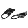 2pcs Front Bumper Foglight Cover Dual Holes Car Accessory Fit