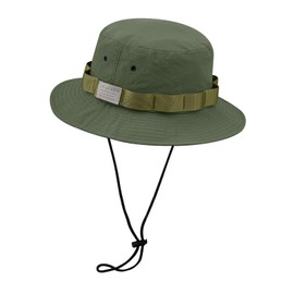 Clakllie Waterproof Beach Sun Hat Packable Boonie Hat Protable Safari Fishing Hats Ultra Thin Hunting Bucket Hat,Green