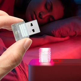 USB Light for Car | USB Ambient Light Interior LED Car Light - Wireless Multicolor Night Light Plug-In Interior Light for Car & Home