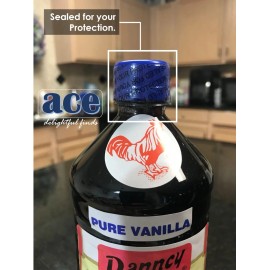 Danncy Four (4) Danncy Pure Mexican Vanilla Extract - Dark Color (1 Liter each)