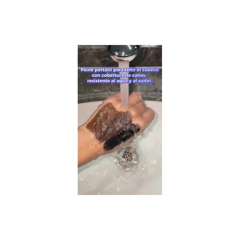 Tinte En Barra Para Cabello Cubre Canas Con Peine 20g