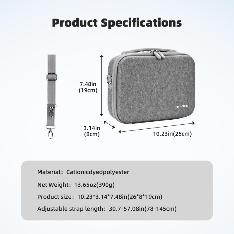 Flymile Osmo Action 5 Pro Carrying Case for DJI Osmo