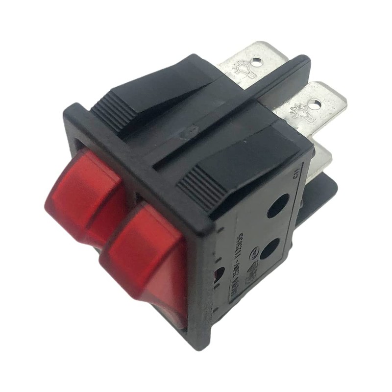 Rocker Switch 16A 20A Canal R Series 6 Pin Space