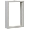 Wooden Puzzle Frame Interior Stand Frame White (10x14.7cm)