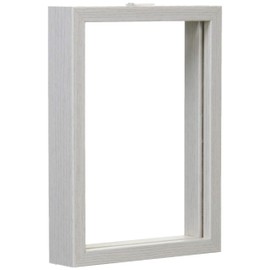 Wooden Puzzle Frame Interior Stand Frame White (10x14.7cm)