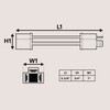 True Mods 2pc H4 (9003/HB2) Headlight Socket Converter Kit [for