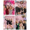 Pink Shimmer Wall Backdrop 36 Panels Cover 6 x 6