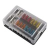12 Way Fuse Box with Negative Terminals and Fuse Wire