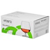 Krosno Brandy Cognac Snifter Glasses, Set of 6, 16.2 oz,