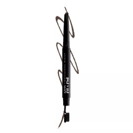 NYX Fill and Fluff Eyebrow Pomade Pencil 06 Brunette Dual Ended Makeup Tool