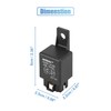 uxcell 2 Pcs Z1507091/4 4 Pin DC 12V 40A Universal