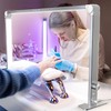STOLAS Nail Tech Lamp for Desk, 4000K-6000K Dimmable LED Manicure