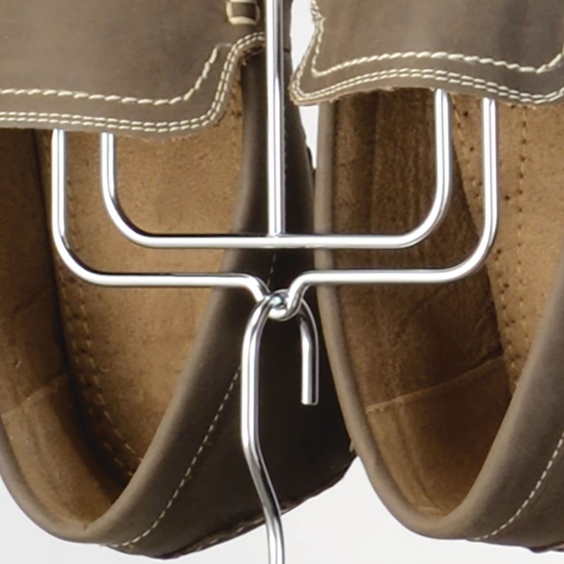 mDesign Shoe Hangers - The Practical Wardrobe Shoe Holder and