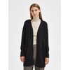 SELECTED FEMME Female Cardigan Long, black