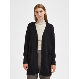 SELECTED FEMME Female Cardigan Long, black