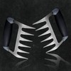 SILBERTHAL Pulled pork claws made of stainless steel, BBQ meat
