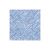 Caspari Fretwork Paper Cocktail Napkins in Blue - 20 Per