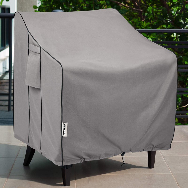 BOLTLINK Patio Chair Covers Waterproof, Heavy Duty Outdoor Furniture Covers