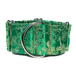 Extra Soft Martingale Dog Collar for Greyhound Saluki Whippet and Other Breeds with Similar Neck 2" Wide