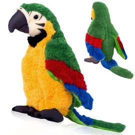 Danbghyuo Parrot Rag Doll, Parrot Toy, Stuffed Bird Parrot Bird, Stuffed Toy, Cute Toy, Parrot Stuffed Toy, Funny Stuffed Toys for Children, Girls, Boys (Green)