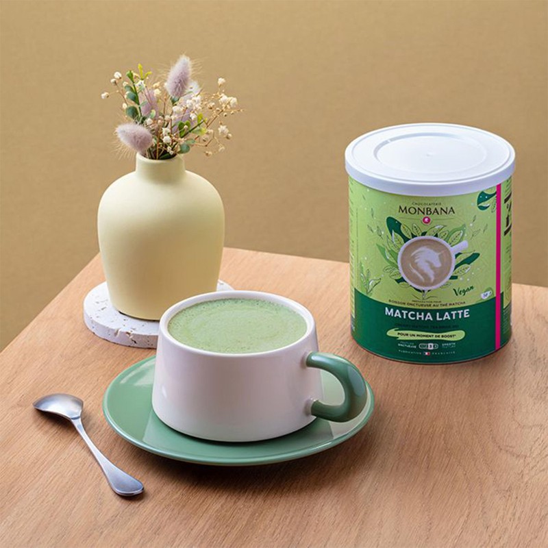 Monbana Matcha Latte Powder 500g Tin