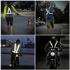 CHENGBAO Juego de 2 Piezas Chaleco Reflejante，Bandas de Reflectante，Ciclismo Nocturno