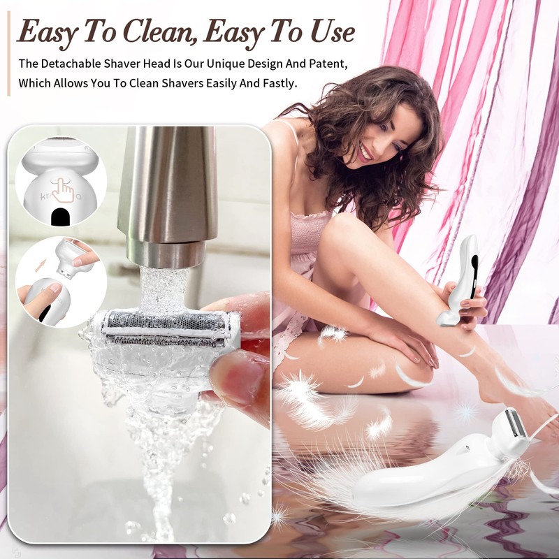 Electric Shaver for Women Electric Razor for Womens Bikini Legs