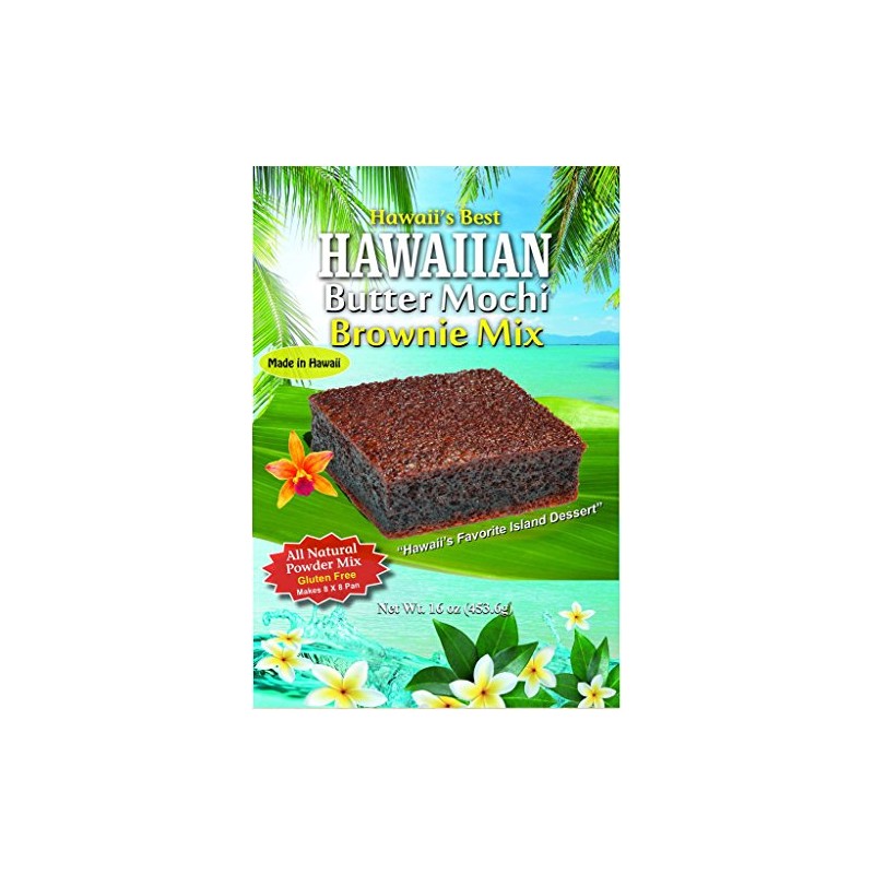 Hawaii's Best Butter Mochi Brownie Mix (With 100% Ghirardelli Cocoa)