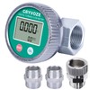 GRYVOZE 1 Inch Digital Water and Fuel Flow Meter Kit
