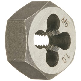 Ichinen Access Thread Master Tap Dice, Hex Dice, M6 x 0.04 inches (1.0 mm), 22236 Hex Size 0.7 inches (17 mm) (Alloy Tool Steel)