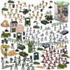 Blue Panda 300-Piece Military Toys Set - Plastic Army Men