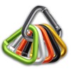 NKAKTSU Triangle Carabiner, Set of 6, Load Capacity 147.4 lbs