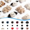 runxsam 800 pcs black safety eyes for crochet crafts, 5–12