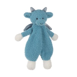 Apricot Lamb Dragon Soft Loveys for Babies, Security Blanket for Baby Boy and Girl, Baby Comforter 10.3 Inches for Infant and Toddlers (Dimond Blue)