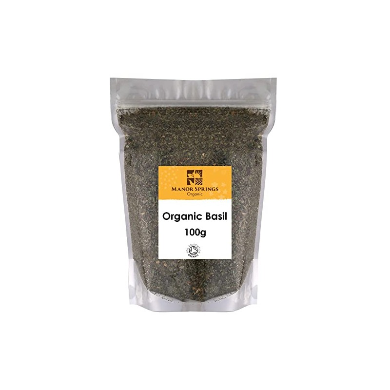 Organic Basil 100g by Manor Springs Organic
