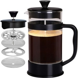 Utopia Kitchen French Coffee Press 34 Oz Espresso Tea Maker with Triple Filters