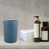 VOCOSTE 1Pc Bathroom Tumbler with Smooth Lines, Wheat Straw Cup,