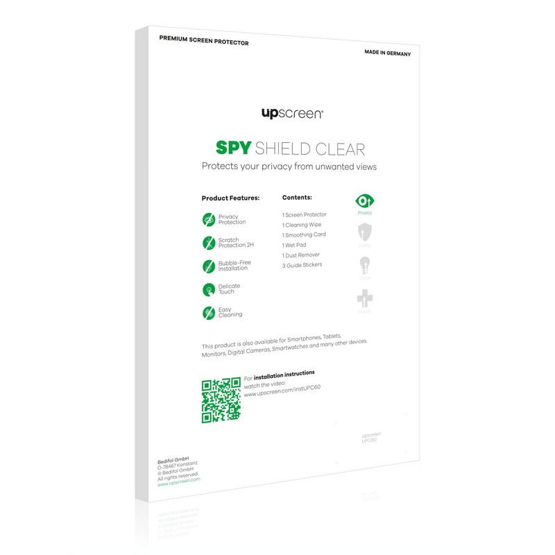 upscreen Anti-Spy Blickschutzfolie für Dell Pro 13 Plus Privacy Screen