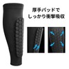 TUISKU Shin Guards Socks Futsal Black (XL)