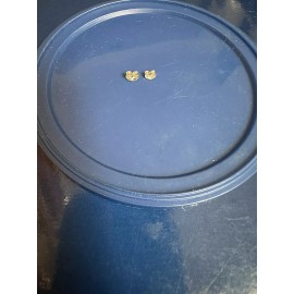 4.86X2.57MM 14K White Gold Medium Push Back For Stud Earring USA.