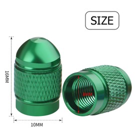 BronaGrand Universal Valve Caps,20pcs Tyre Valve Caps Multicolor Valve Stem Caps Dustproof Covers for Car Motorbike Bicycle,10 Colors