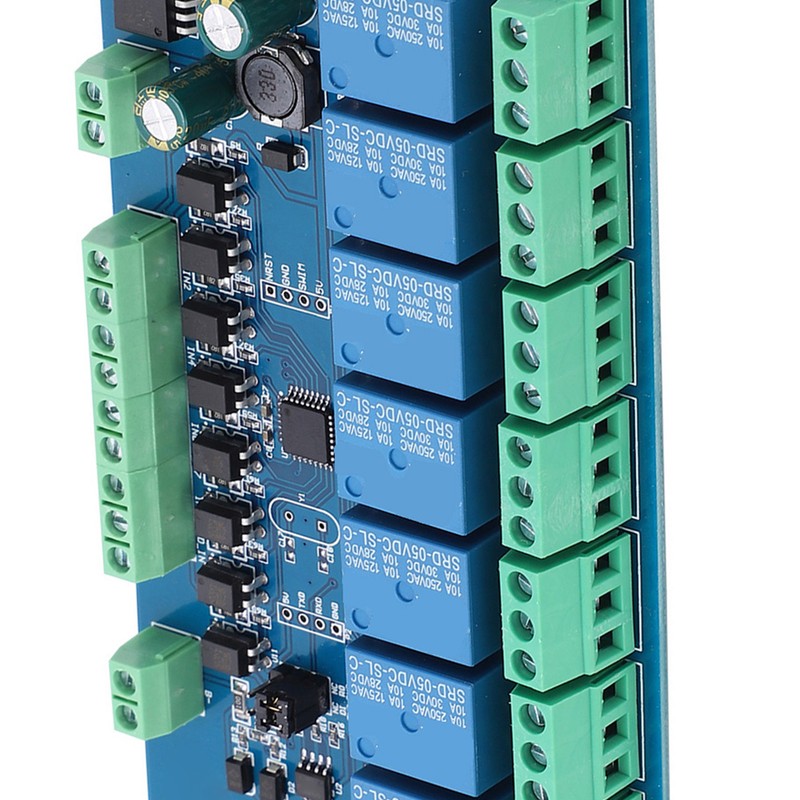 Relay Module 8 Channel Optocoupler Input Signal Detection Electronic Component
